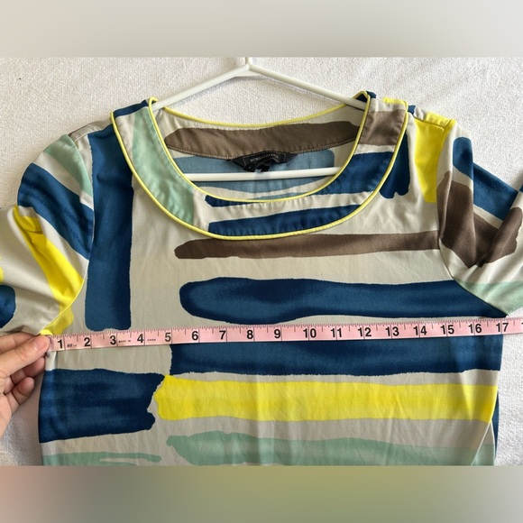 BCBGMaxAzria Abstract Striped Shift Dress - Picture 5 of 6